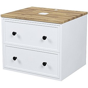 Тумба с раковиной Iddis Torr 60 TOR60WBi белая матовая для ванной в интернет-магазине Sanbest