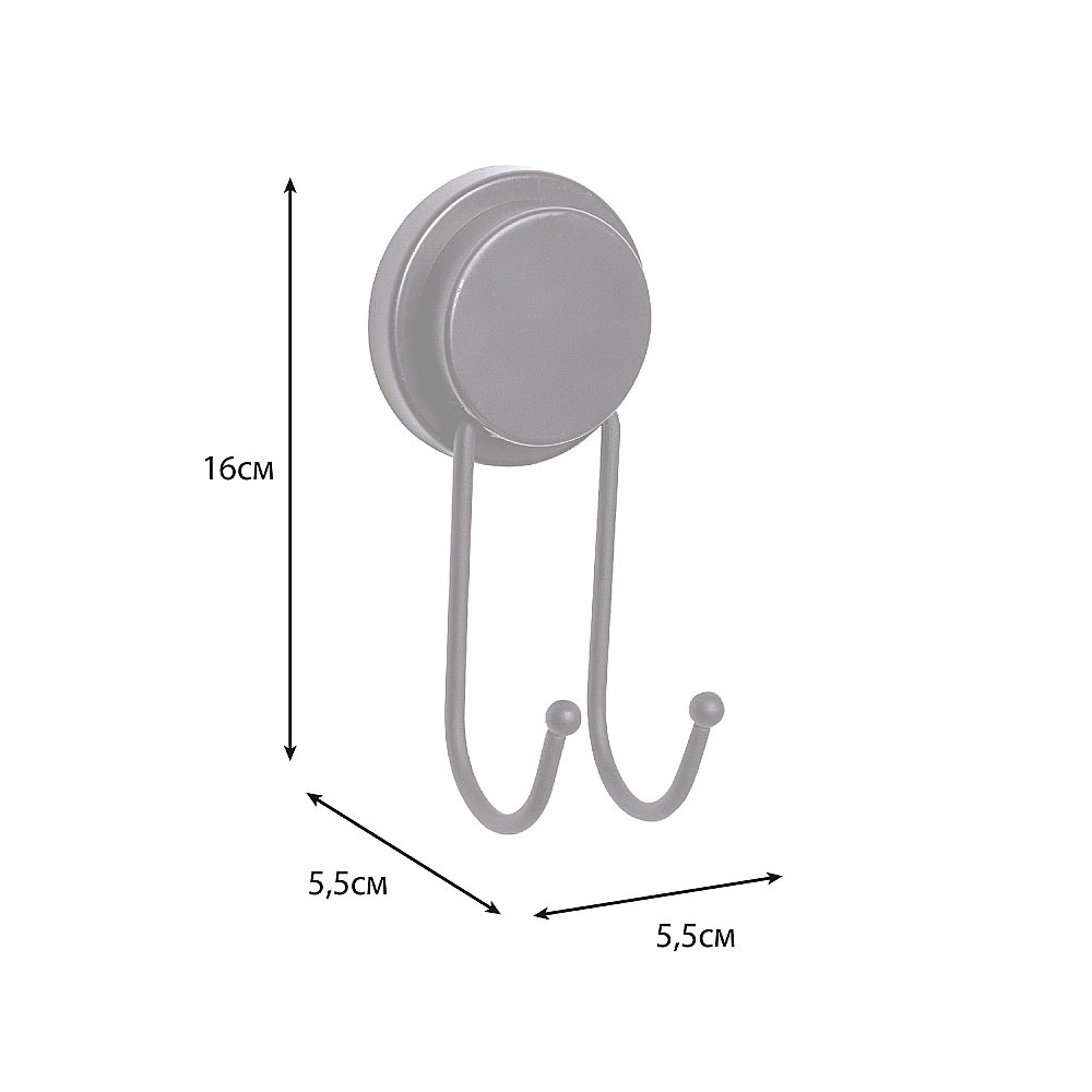 Крючок Fixsen Magic Black FX-45005A купить в интернет-магазине сантехники Sanbest