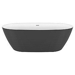 Ванна Black&White Swan 170х75 SB330 Grey серая купить в интернет-магазине Sanbest