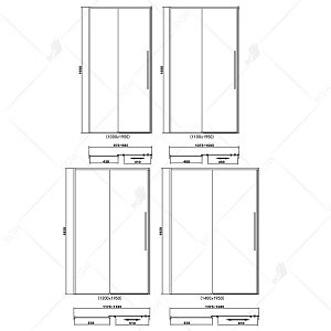 Душевая дверь RGW Stilvoll SV-12B 130 купить в интернет-магазине Sanbest