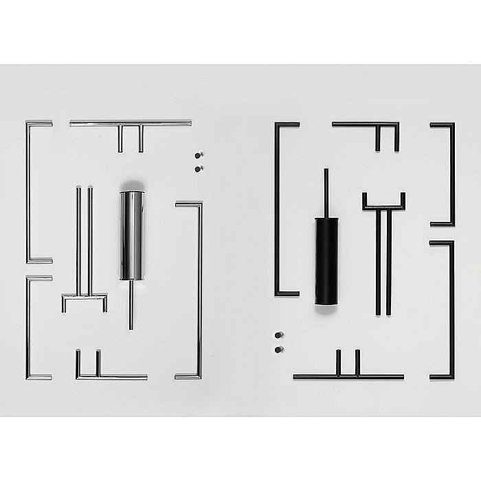 Полотенцедержатель Bertocci Trecento 30 125 4816 0800 черный матовый купить в интернет-магазине сантехники Sanbest