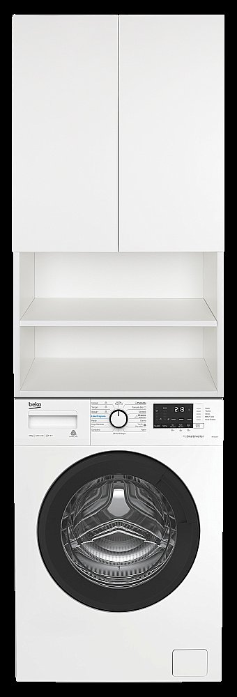 Шкаф подвесной Misty Амур 60 Э-Ам08060-012 белый для ванной в интернет-магазине сантехники Sanbest