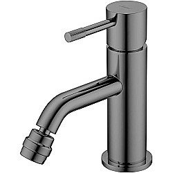 Смеситель для биде Boheme Uno 466-SGM сталь глянец купить в интернет-магазине сантехники Sanbest