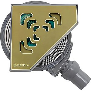 Душевой трап Pestan Confluo Standard 13000127 золото купить в интернет-магазине Sanbest