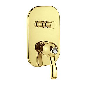 Смеситель встраиваемый Migliore Lem Swarovski ML.LEM-1972K золото купить в интернет-магазине сантехники Sanbest