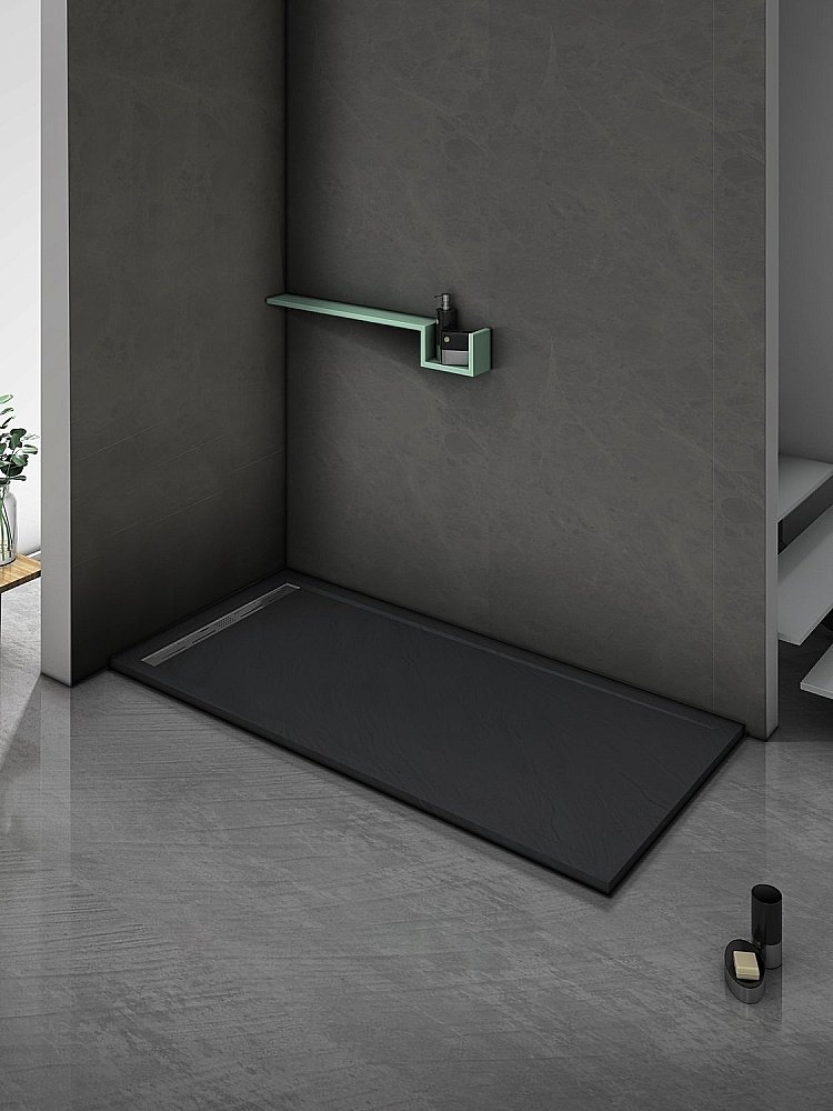 Душевой поддон Weltwasser WW TRS STONE BL 120x90 10000004382 черный купить в интернет-магазине Sanbest
