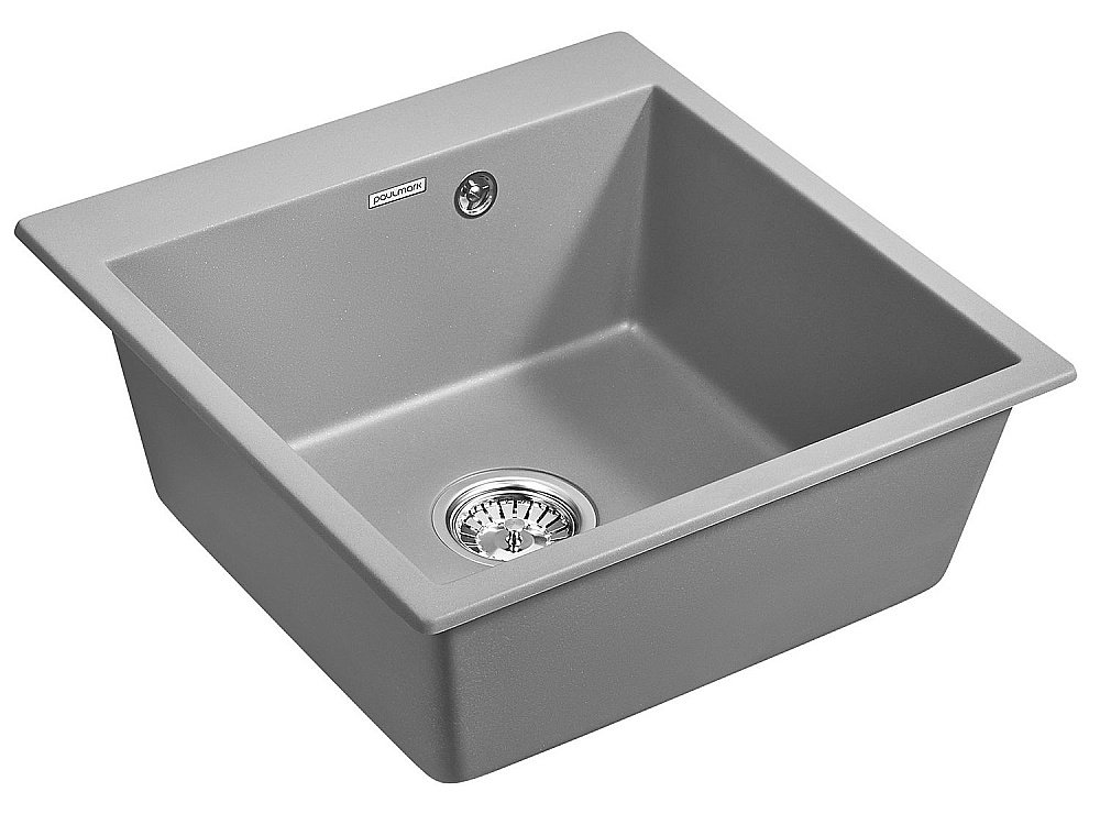 Мойка кухонная Paulmark Praktisch PM105152-GRM купить в интернет-магазине сантехники Sanbest