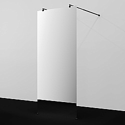 Душевое ограждение WasserKRAFT Vechte 60W40MB-MR 120 фиксатор черный/стекло зеркальное купить в интернет-магазине Sanbest