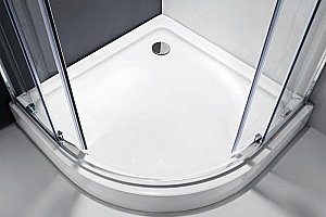 Душевой уголок Cezares Molveno 90х90 Molveno-R-2-90-C-Cr-IV стекло прозрачное/профиль хром купить в интернет-магазине Sanbest