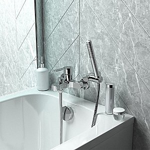 Смеситель для ванны PAINI Arena 92CR105FTKM хром купить в интернет-магазине сантехники Sanbest