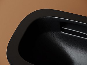 Унитаз подвесной Ceramica Nova Union CN4009TMB черный матовый, с крышкой микролифт, безободковый, слив-торнадо купить в интернет-магазине Sanbest