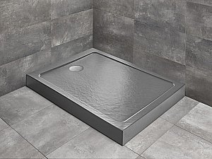 Душевой поддон Radaway Doros F Compact 100x80 SDRFP1080-05-64S антрацит купить в интернет-магазине Sanbest