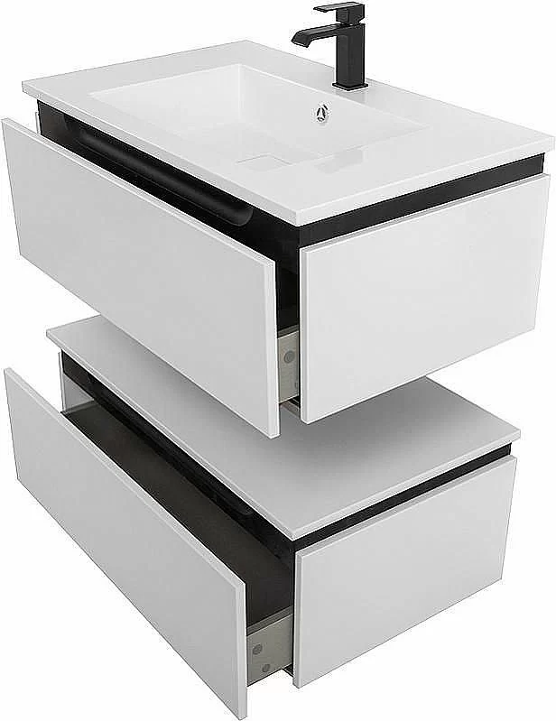 Нижняя тумба Cezares SLIDER-800-1C-PI-BO белый для ванной в интернет-магазине сантехники Sanbest