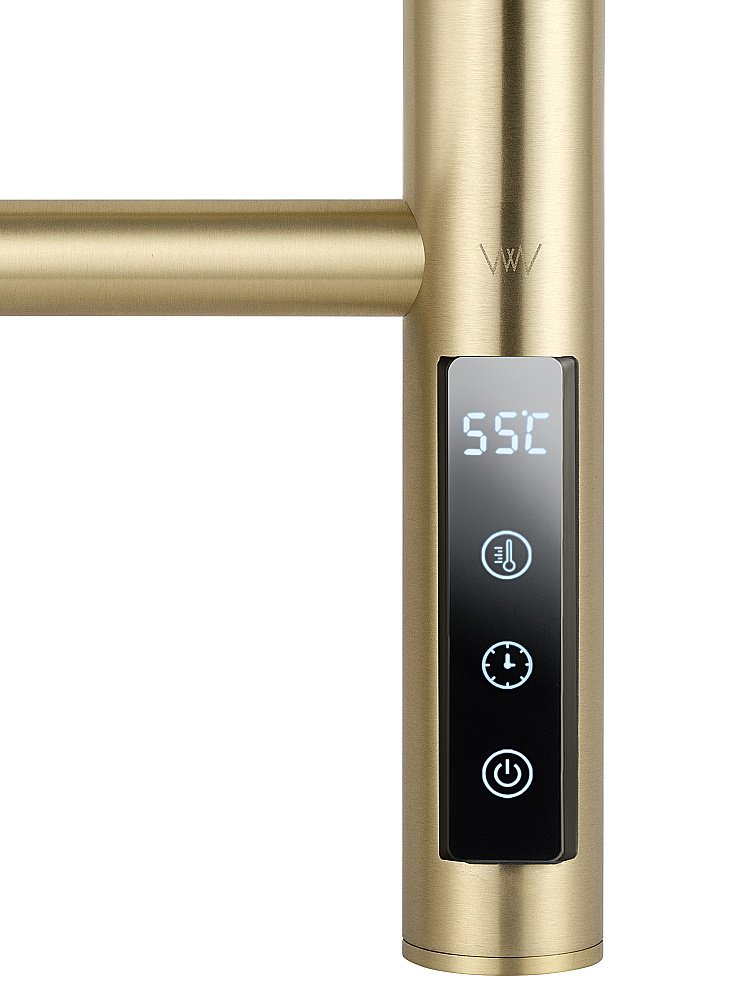 Полотенцесушитель электрический WONZON & WOGHAND BONN, Брашированное золото (WW-AL4092-BG) купить в интернет-магазине сантехники Sanbest
