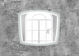 Зеркало Art&Max ROMA AM-Rom-1200-700-DS-F в ванную от интернет-магазине сантехники Sanbest