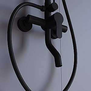 Душевая система RGW Shower Panels SP-24-B Черный купить в интернет-магазине сантехники Sanbest