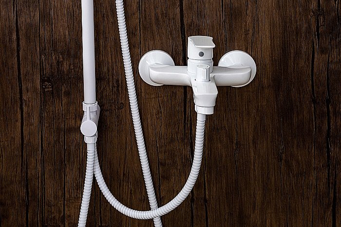 Душевая система Orange Aristo M19-933w белый купить в интернет-магазине сантехники Sanbest