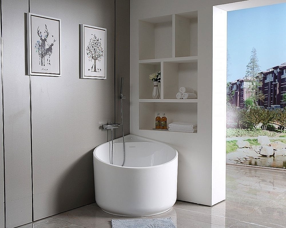 Акриловая ванна Abber AB9305 95х95 купить в интернет-магазине Sanbest