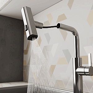 Смеситель для кухни Rush Tinos TI3732-18 сатин купить в интернет-магазине сантехники Sanbest