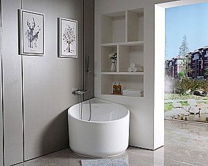 Акриловая ванна Abber AB9305 95х95 купить в интернет-магазине Sanbest