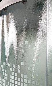 Душевая кабина DTO Серия L 908 с гм. и эл. 80x80 купить в интернет-магазине Sanbest