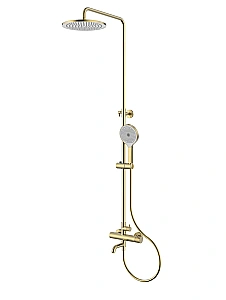 Душевая система Wonzon & Woghand Onyx WW-816067-BG брашированное золото купить в интернет-магазине сантехники Sanbest