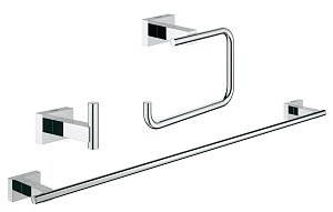 Набор аксессуаров Grohe Essentials Cube (3 предмета) 40777001 купить в интернет-магазине сантехники Sanbest