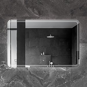 Зеркало с LED подстветкой Cezares DUET CZR-SPC-LED-TCH 120x80 в ванную от интернет-магазине сантехники Sanbest