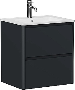 Тумба с раковиной Allen Brau Gravity 60 1.370008.AM антрацит матовый для ванной в интернет-магазине Sanbest