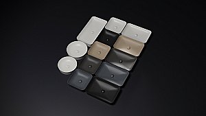 Раковина Creavit Ultra 60 UL060-00BM00E-0000 базальт матовая купить в интернет-магазине Sanbest