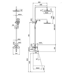 Душевая система Iddis Ray RAYSB3Fi06 глянцевый хром купить в интернет-магазине сантехники Sanbest