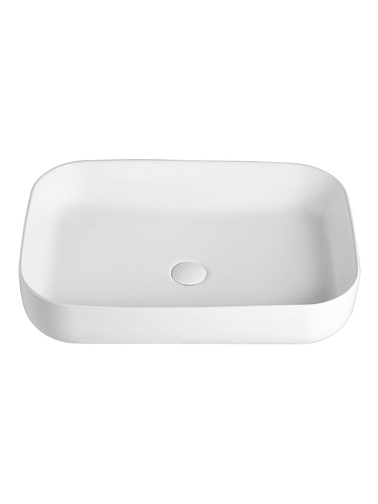 Раковина накладная Orange 60 B03-600W белая купить в интернет-магазине Sanbest