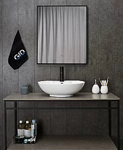 Раковина накладная Gid Lago 51 N9005 51206 белая купить в интернет-магазине Sanbest