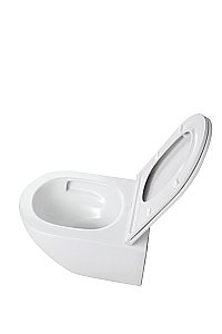 Унитаз подвесной Taliente Amato Esteso T3 AE65053 безободковый, смыв торнадо, с крышкой микролифт, белый купить в интернет-магазине Sanbest