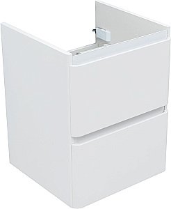 Тумба с раковиной Aquanet Эмбер 330463 50 белый матовый для ванной в интернет-магазине Sanbest