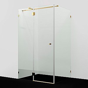 Душевой уголок WasserKRAFT Ems 76H 76H07 120х90 профиль золото глянцевое/стекло прозрачное купить в интернет-магазине Sanbest