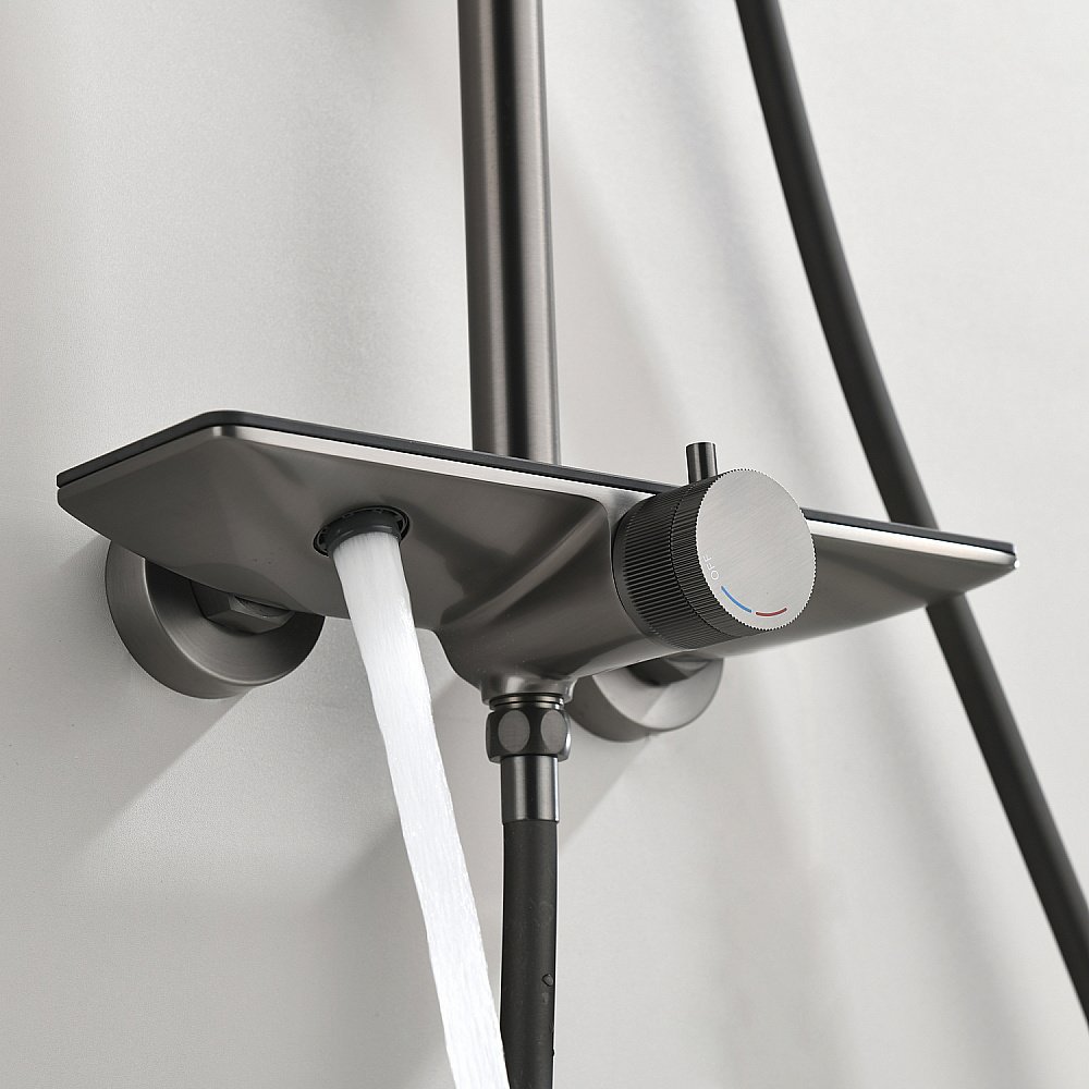 Душевая система Black&white Gravity GL-9104-C хром купить в интернет-магазине сантехники Sanbest