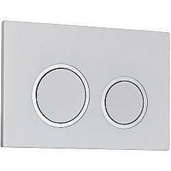 Кнопка для инсталляции Veconi Flush FLV11-W белая глянцевая/хром купить в интернет-магазине сантехники Sanbest