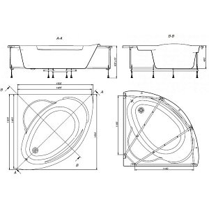 Ванна акриловая Roca Bali 248639000 150x150 купить в интернет-магазине Sanbest