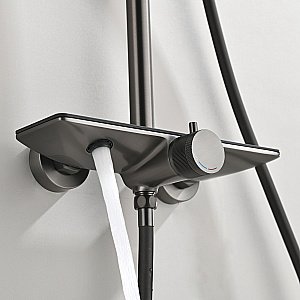 Душевая система Black&white Gravity GL-9104-C хром купить в интернет-магазине сантехники Sanbest