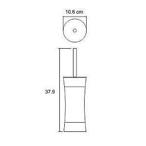 Ершик напольный WasserKRAFT Wern K-7527 купить в интернет-магазине сантехники Sanbest