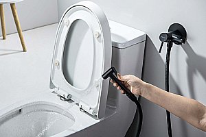 Гигиенический душ Aquatek Европа AQ1021MB черный матовый купить в интернет-магазине сантехники Sanbest