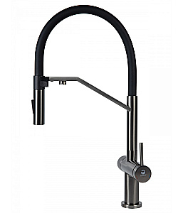 Смеситель для кухни Agger Elegant A3241455 оружейная сталь матовая купить в интернет-магазине сантехники Sanbest