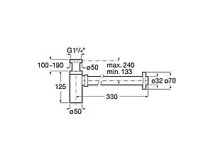 Сифон для раковины Roca Aqua Basic 506406300 купить в интернет-магазине сантехники Sanbest