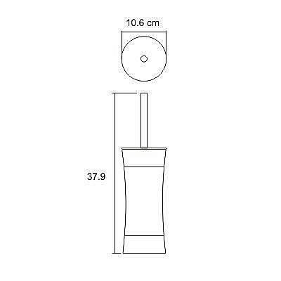 Ершик напольный WasserKRAFT Wern K-7527 купить в интернет-магазине сантехники Sanbest