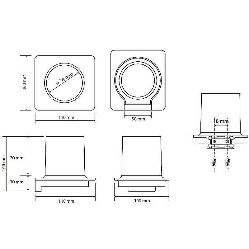Стакан Bemeta Organic 157111011 хром купить в интернет-магазине сантехники Sanbest