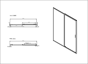 Душевой уголок Allen Brau Priority 130x100 3.32031.00/3.32061.00 стекло прозрачное/профиль хром купить в интернет-магазине Sanbest