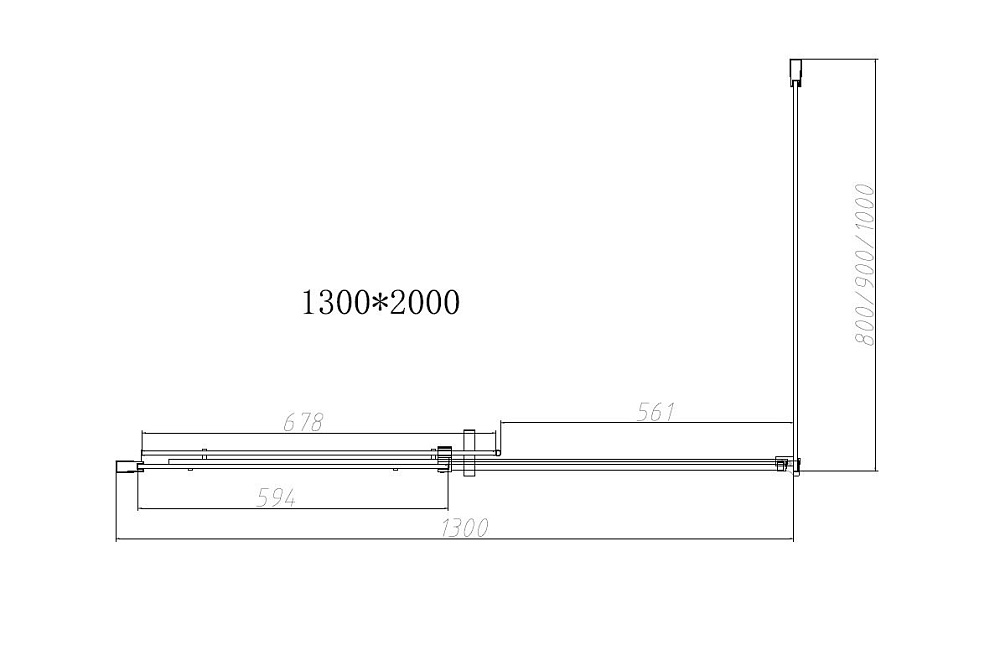 Душевой уголок Vincea DICE VSR-4D8013CL 130x80 хром/прозрачный купить в интернет-магазине Sanbest