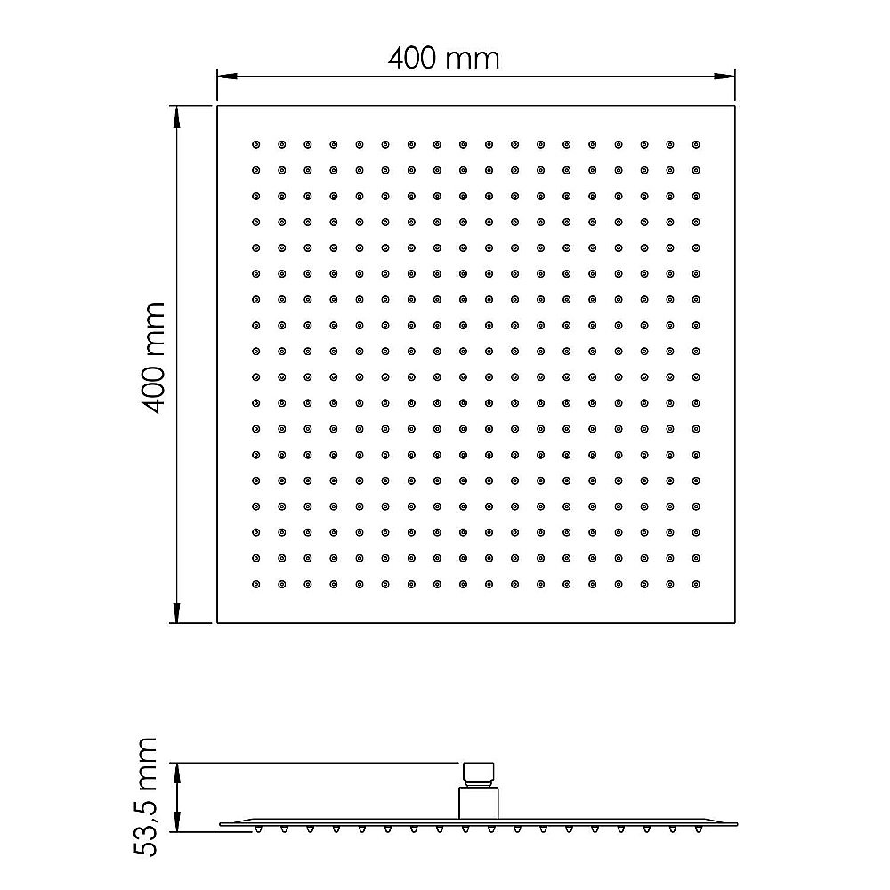 Верхний душ WasserKraft A363 никель купить в интернет-магазине сантехники Sanbest