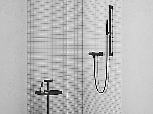 Душевая штанга Ravak 974.20BLM черный матовый купить в интернет-магазине сантехники Sanbest